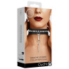 Ouch! Collier-Laisse à Strass Diamond Studded Noir